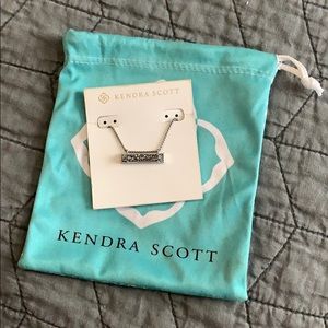 Kendra Scott Leanor Silver Drusy Necklace